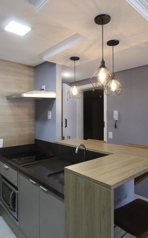 Apartamento à venda com 55m², 1 quarto e 1 vagaCozinha