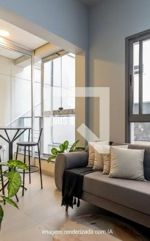 Apartamento à venda com 26m², 1 quarto e sem vaga