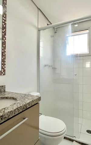 Apartamento à venda com 108m², 3 quartos e 2 vagas Apartamento à venda com 108m², 3 quartos e 2 vagasBanheiro da Suíte
