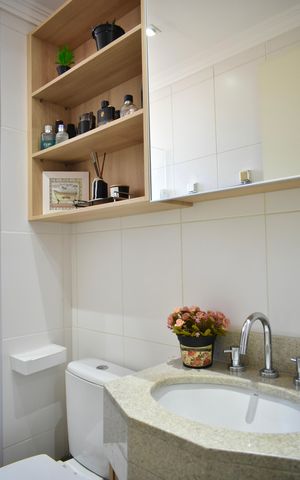 Apartamento à venda com 70m², 2 quartos e 2 vagas Apartamento à venda com 70m², 2 quartos e 2 vagasBanheiro Social