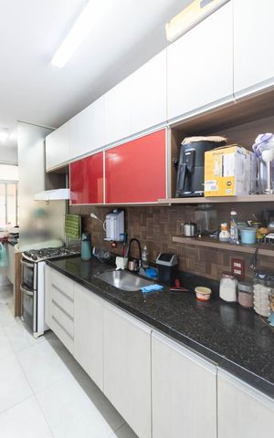Apartamento à venda com 70m², 3 quartos e 1 vagaCozinha e Área de Serviço