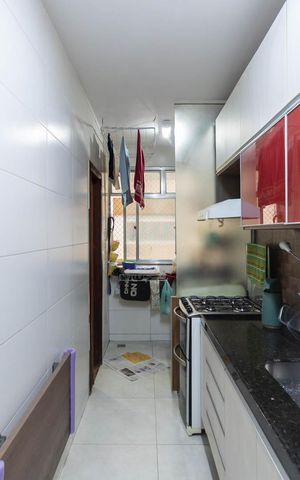 Apartamento à venda com 70m², 3 quartos e 1 vagaCozinha e Área de Serviço