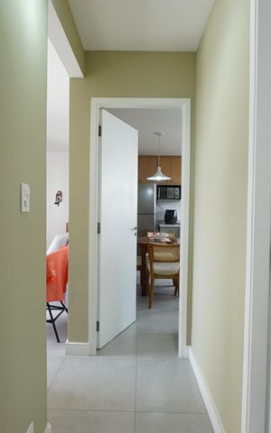 Apartamento à venda com 58m², 2 quartos e 1 vagaCorredor