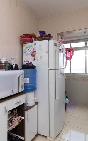 Apartamento à venda com 58m², 2 quartos e 1 vagaCozinha e Área de Serviço