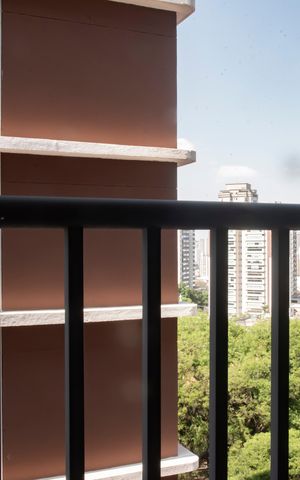 Studio à venda com 28m², 1 quarto e sem vagaVaranda