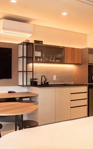 Studio à venda com 28m², 1 quarto e sem vagaStudio