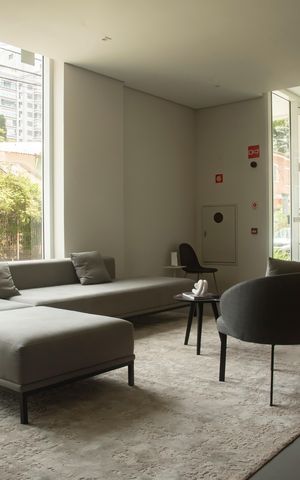 Studio à venda com 28m², 1 quarto e sem vagaHall social