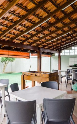 Casa de condomínio à venda com 90m², 2 quartos e 2 vagas Casa de condomínio à venda com 90m², 2 quartos e 2 vagasÁrea comum - Churrasqueira