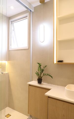 Apartamento à venda com 53m², 2 quartos e 1 vagaBanheiro Social