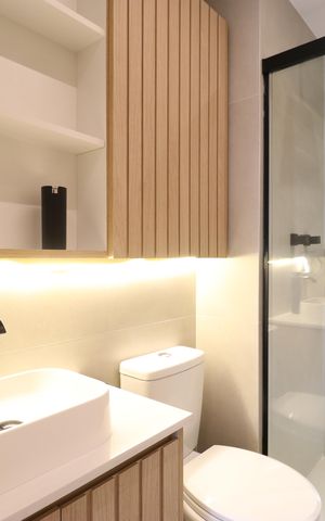 Apartamento à venda com 53m², 2 quartos e 1 vagaBanheiro Social