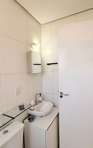 Apartamento para alugar com 54m², 2 quartos e 1 vagaBanheiro Social