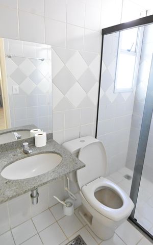 Apartamento para alugar com 61m², 2 quartos e 1 vaga Apartamento para alugar com 61m², 2 quartos e 1 vagaBanheiro