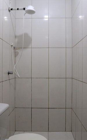 Studio para alugar com 40m², 1 quarto e sem vaga Studio para alugar com 40m², 1 quarto e sem vagaBanheiro Social