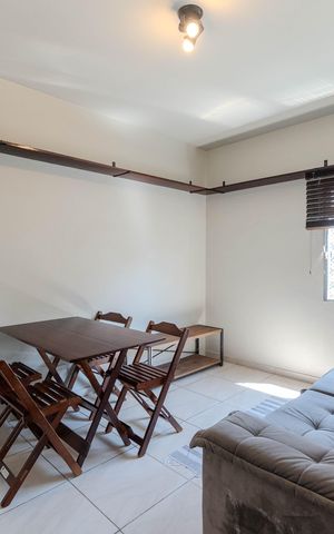 Apartamento para alugar com 40m², 1 quarto e 1 vaga Apartamento para alugar com 40m², 1 quarto e 1 vagaSala