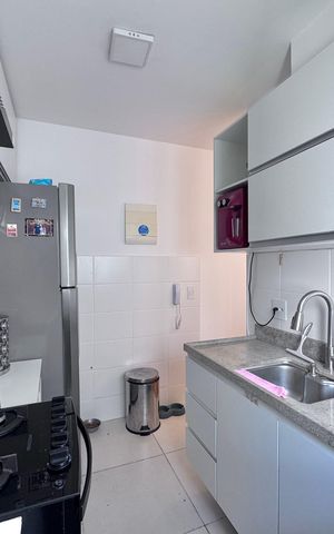 Apartamento para alugar com 48m², 2 quartos e 1 vaga Apartamento para alugar com 48m², 2 quartos e 1 vagaCozinha e Área de Serviço