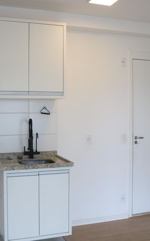 Apartamento à venda com 28m², 1 quarto e sem vagaCozinha 