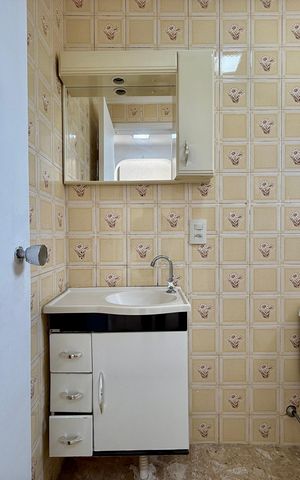 Apartamento para alugar com 48m², 1 quarto e 1 vaga Apartamento para alugar com 48m², 1 quarto e 1 vagaBanheiro