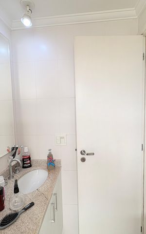 Apartamento à venda com 100m², 3 quartos e 2 vagasBanheiro da Suíte 1