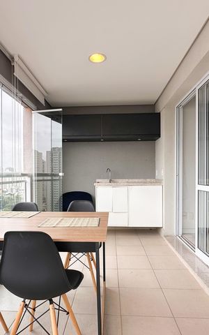Apartamento para alugar com 42m², 1 quarto e 1 vaga Apartamento para alugar com 42m², 1 quarto e 1 vagaSacada