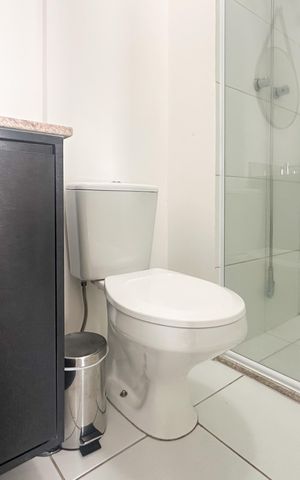 Apartamento para alugar com 42m², 1 quarto e 1 vaga Apartamento para alugar com 42m², 1 quarto e 1 vagaBanheiro Social