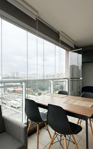 Apartamento para alugar com 42m², 1 quarto e 1 vaga Apartamento para alugar com 42m², 1 quarto e 1 vagaSacada