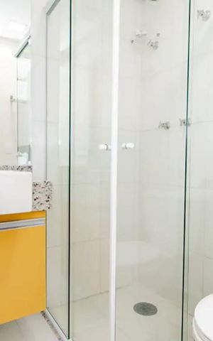 Studio à venda com 32m², 1 quarto e 1 vagaBanheiro Social