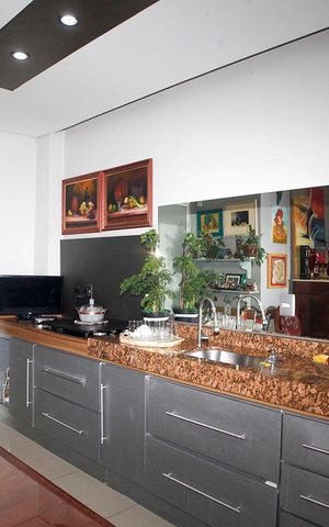 Apartamento à venda com 65m², 2 quartos e sem vagaCozinha