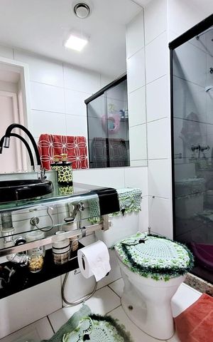 Apartamento à venda com 124m², 3 quartos e 2 vagas Apartamento à venda com 124m², 3 quartos e 2 vagasBanheiro 1