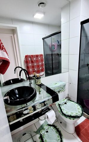 Apartamento à venda com 124m², 3 quartos e 2 vagas Apartamento à venda com 124m², 3 quartos e 2 vagasBanheiro 1