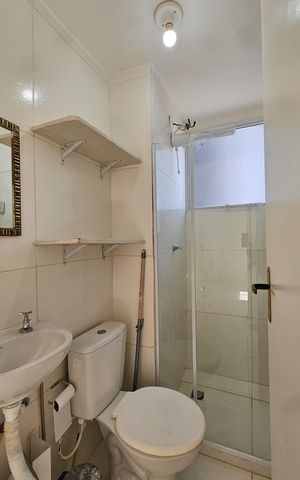 Apartamento para alugar com 50m², 2 quartos e 1 vaga Apartamento para alugar com 50m², 2 quartos e 1 vagaBanheiro
