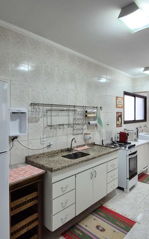 Apartamento à venda com 107m², 3 quartos e 2 vagasCozinha 