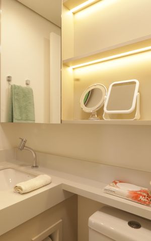 Apartamento à venda com 49m², 2 quartos e 1 vagaBanheiro Social