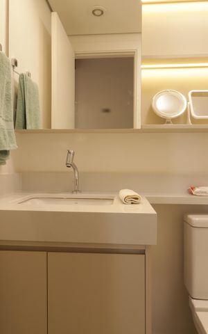 Apartamento à venda com 49m², 2 quartos e 1 vagaBanheiro Social