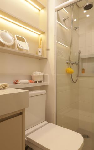 Apartamento à venda com 49m², 2 quartos e 1 vagaBanheiro Social