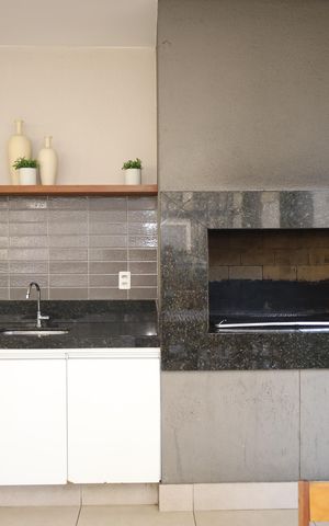 Apartamento à venda com 37m², 2 quartos e sem vagaÁrea comum - Churrasqueira