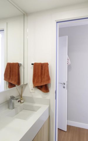 Apartamento à venda com 57m², 1 quarto e 1 vagaBanheiro da Suíte