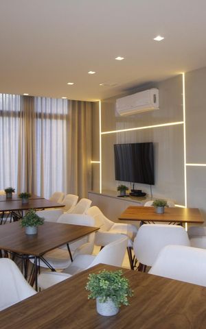 Apartamento à venda com 57m², 1 quarto e 1 vagaÁrea comum - Salão de festas