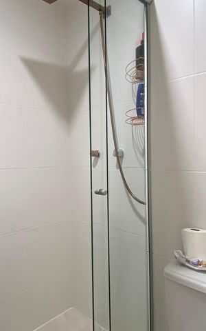 Apartamento à venda com 143m², 3 quartos e 3 vagasBanheiro da Suíte 1