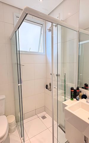 Apartamento à venda com 79m², 2 quartos e 2 vagasBanheiro da Suíte