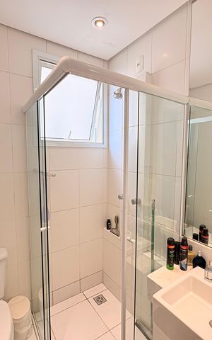 Apartamento à venda com 79m², 2 quartos e 2 vagasBanheiro da Suíte