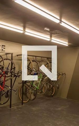 Studio para alugar com 25m², 1 quarto e 1 vaga Studio para alugar com 25m², 1 quarto e 1 vagaÁrea comum - Bicicletário