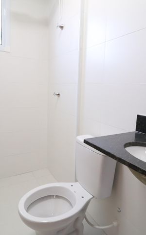 Apartamento para alugar com 52m², 2 quartos e 1 vagaBanheiro da Suite