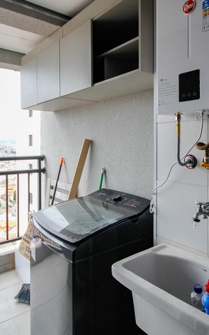 Apartamento para alugar com 44m², 2 quartos e 1 vaga Apartamento para alugar com 44m², 2 quartos e 1 vagaÁrea de Serviço