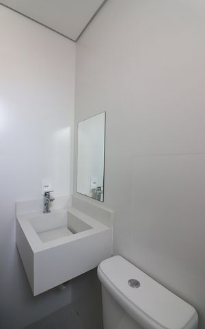 Casa de condomínio à venda com 106m², 3 quartos e 1 vagaBanheiro da Suíte 2
