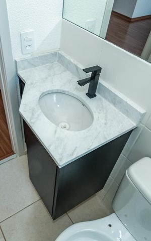 Apartamento à venda com 55m², 2 quartos e 1 vagaBanheiro Social