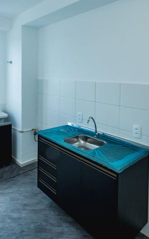 Apartamento à venda com 55m², 2 quartos e 1 vagaCozinha e Área de Serviço