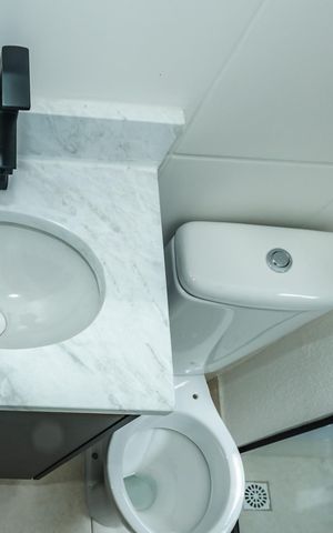Apartamento à venda com 55m², 2 quartos e 1 vagaBanheiro Social