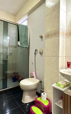 Apartamento à venda com 86m², 3 quartos e 1 vaga Apartamento à venda com 86m², 3 quartos e 1 vagaBanheiro