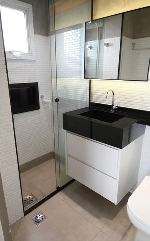 Apartamento para alugar com 50m², 1 quarto e 1 vagaBanheiro Suíte