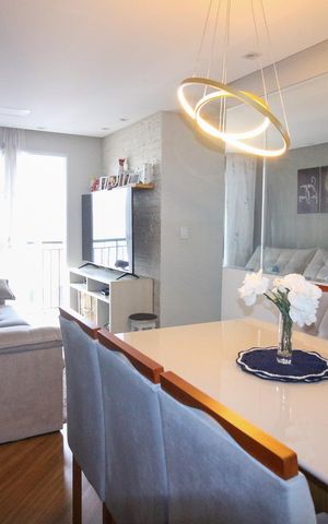 Apartamento à venda com 59m², 2 quartos e 1 vaga Apartamento à venda com 59m², 2 quartos e 1 vagaSala